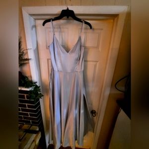 Silver Prom Dress